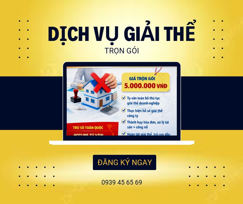 Chi phí dịch vụ giải thể chi nhánh tại Bắc Kạn