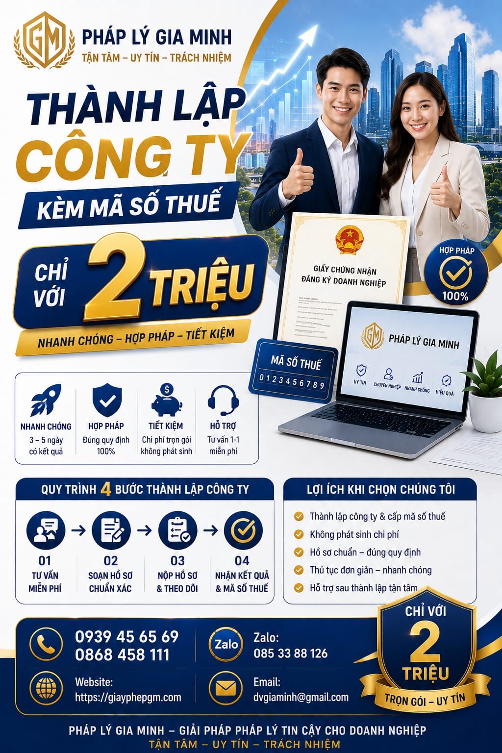 Dịch vụ thành lập công ty tại Quảng Ninh trọn gói