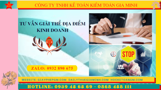 Bốn bước chấm dứt địa điểm kinh doanh tại Hà Tĩnh