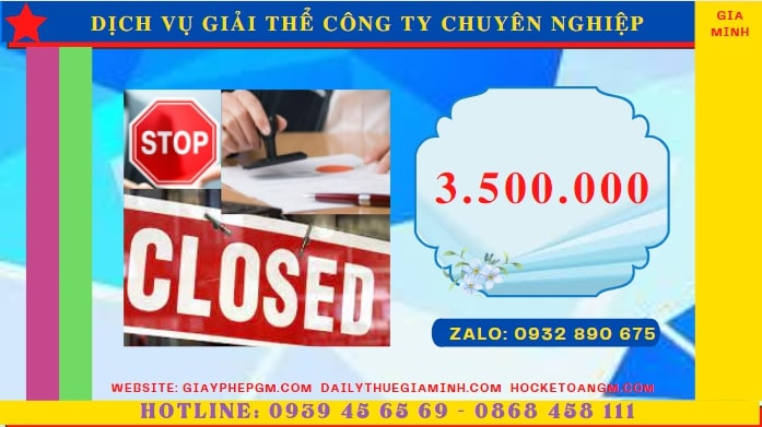 Chi phí thủ tục giải thể công ty doanh nghiệp tại Khánh Hòa