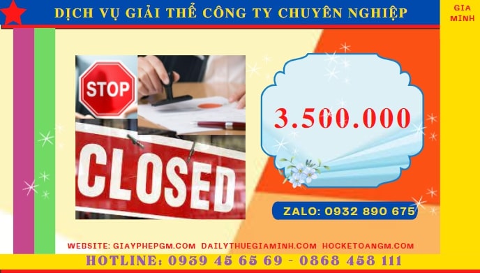 Thủ tục giải thể công ty doanh nghiệp tại Lào Cai– Quy trình pháp lý đầy đủ và mới nhất 5 Chi phí thủ tục giải thể công ty doanh nghiệp tại Lào Cai