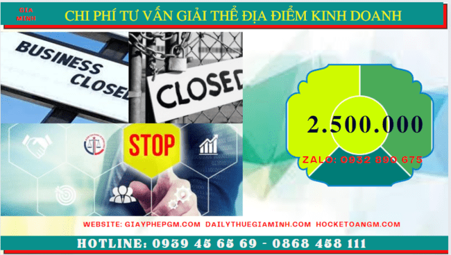 Chi phí giải thể địa điểm kinh doanh tại Khánh Hòa