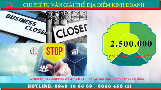 Tư vấn giải thể địa điểm kinh doanh tại kiên giang 5 Chi phí giải thể địa điểm kinh doanh tại Kiên Giang