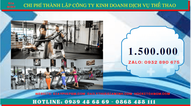 Chi phí thành lập công ty kinh doanh dịch vụ thể thao tại Hưng Yên