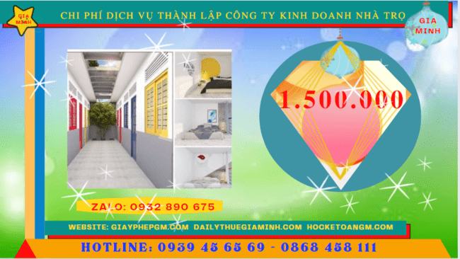 Chi phí thành lập công ty kinh doanh nhà trọ tại An Giang