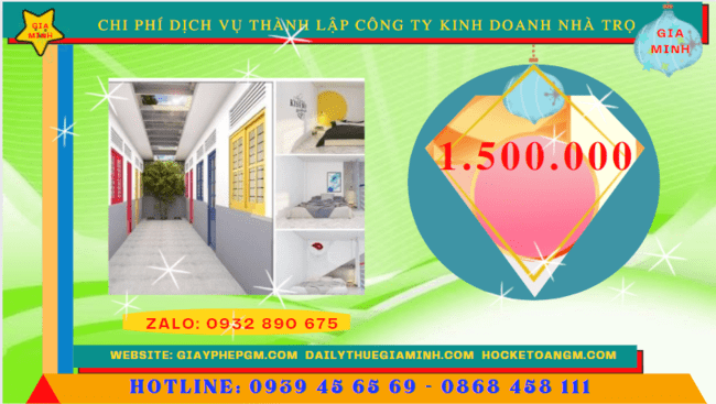 Chi phí thành lập công ty kinh doanh nhà trọ tại Đắk Lắk