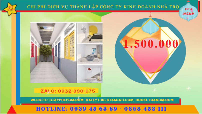 Dịch vụ thành lập công ty kinh doanh nhà trọ tại Lào Cai 5 Chi phí thành lập công ty kinh doanh nhà trọ tại Lào Cai