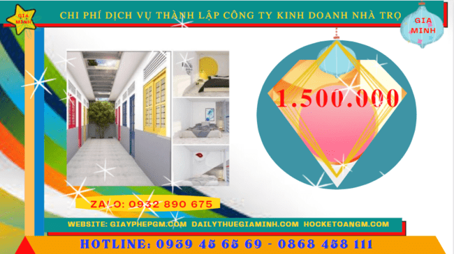 Chi phí thành lập công ty kinh doanh nhà trọ tại Phú Quốc