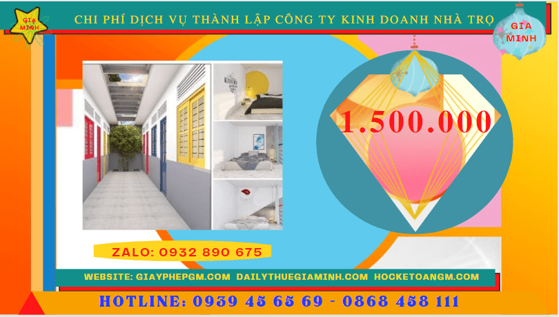 Chi phí thành lập công ty kinh doanh nhà trọ tại Phú Yên