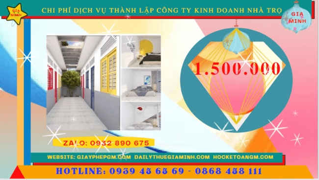 Chi phí thành lập công ty kinh doanh nhà trọ tại Vũng Tàu