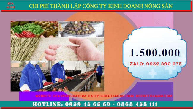 Dịch Vụ Thành Lập Công Ty Kinh Doanh Nông Sản Tại Kon Tum – Tư Vấn Trọn Gói 8 Chi phí thành lập công ty nông sản tại Kon Tum