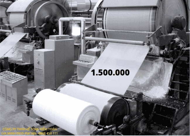 Chi phí trọn gói thành lập công ty sản xuất giấy