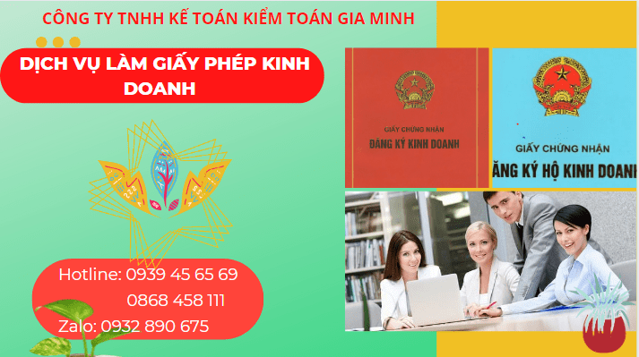 Dịch vụ đăng ký làm giấy phép kinh doanh uy tín tại TPHCM