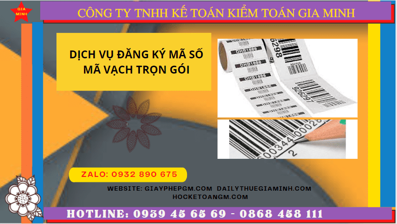 DỊCH VỤ ĐĂNG KÝ MÃ SỐ MÃ VẠCH TRỌN GÓI TẠI HẢI PHÒNG 4 Dịch vụ đăng ký mã vạch trọn gói tại hải phòng