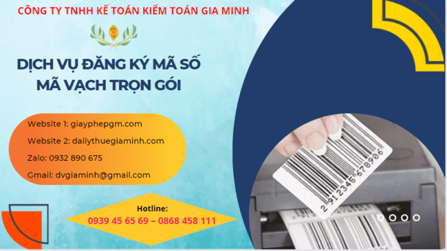 DỊCH VỤ ĐĂNG KÝ MÃ SỐ MÃ VẠCH TRỌN GÓI TẠI HẢI PHÒNG 6 Dịch vụ đăng ký mã vạch uy tín trọn gói tại hải phòng