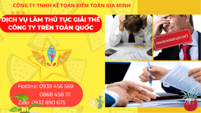 Dịch vụ làm thủ tục giải thể công ty trên toàn quốc nhanh chóng và uy tín 4 Dịch vụ giải thể công ty doanh nghiệp trọn gói