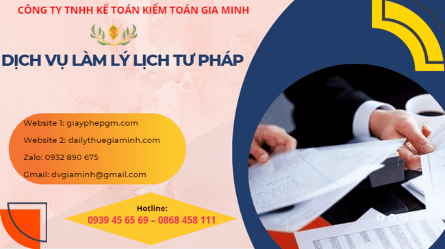 Dịch vụ làm lý lịch tư pháp ở tphcm 6 Dịch vụ làm phiếu lý lịch tư pháp ở TPHCM