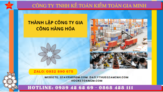 Dịch vụ thành lập công ty gia công hàng hóa tại Bắc Kạn