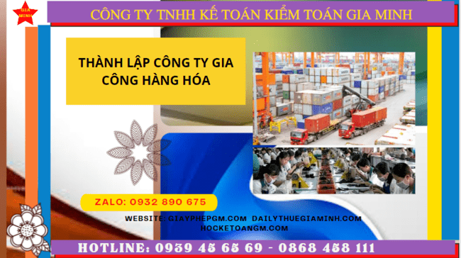 THÀNH LẬP CÔNG TY GIA CÔNG HÀNG HÓA TẠI VĨNH PHÚC 14 Dịch vụ thành lập công ty gia công hàng hóa tại Vĩnh Phúc