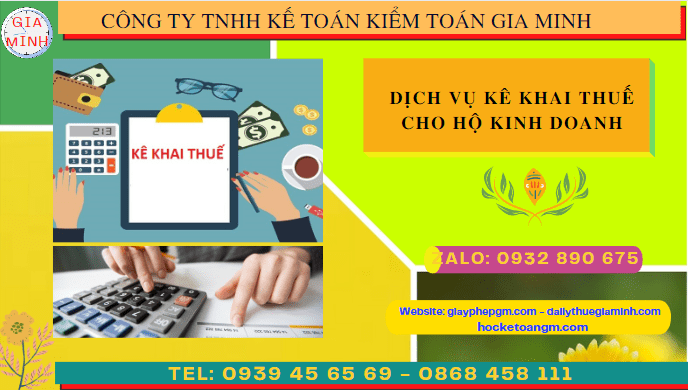 Dịch vụ kê khai thuế cho hộ kinh doanh tại Bà Rịa Vũng Tàu
