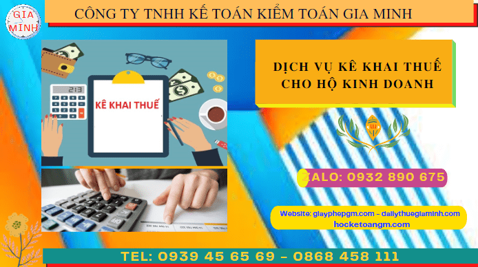 DỊCH VỤ KÊ KHAI THUẾ CHO HỘ KINH DOANH TẠI HÀ NỘI 6 Dịch vụ kê khai thuế cho hộ kinh doanh tại Hà Nội