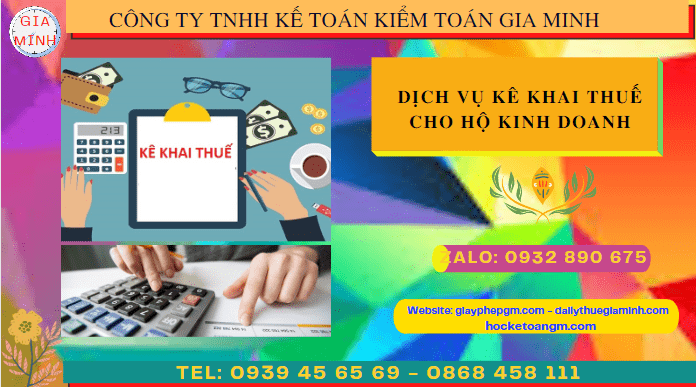 DỊCH VỤ KÊ KHAI THUẾ CHO HỘ KINH DOANH TẠI KON TUM 6 Dịch vụ kê khai thuế cho hộ kinh doanh tại Kon Tum