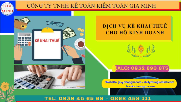 Dịch vụ kê khai thuế cho hộ kinh doanh tại Phú Yên