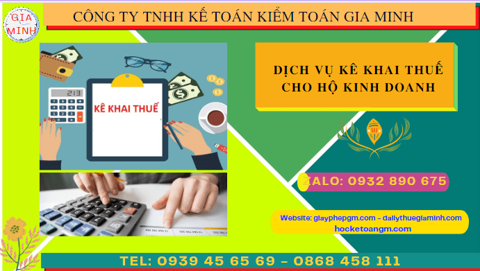 Dịch vụ thực hiện kê khai thuế hộ kinh doanh tại Thừa Thiên Huế