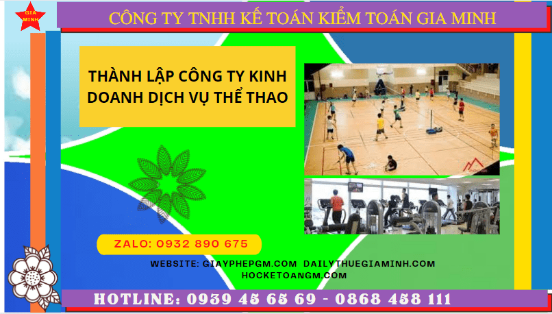 Điều kiện thành lập công ty kinh doanh dịch vụ thể thao tại Bạc Liêu
