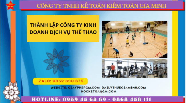 Điều kiện thành lập công ty kinh doanh dịch vụ thể thao tại Bình Phước