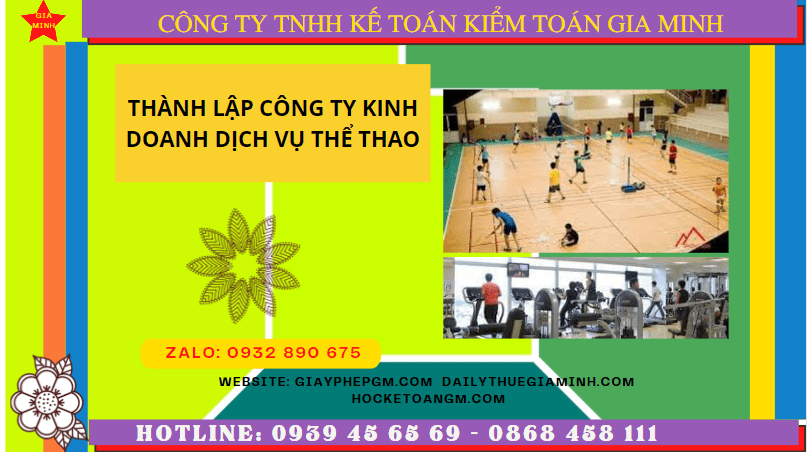 Điều kiện thành lập công ty kinh doanh dịch vụ thể thao tại Bình Thuận