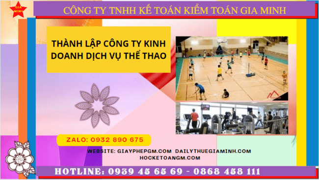Điều kiện thành lập công ty kinh doanh dịch vụ thể thao tại Đắk Nông