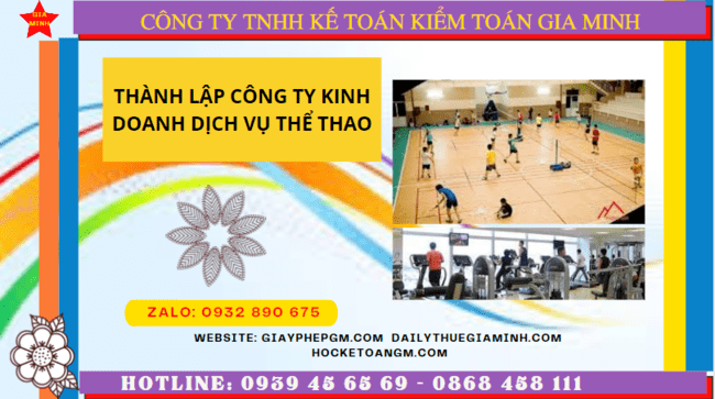 Điều kiện thành lập công ty kinh doanh dịch vụ thể thao tại Hà Tĩnh