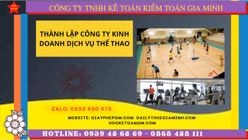 Điều kiện thành lập công ty kinh doanh dịch vụ thể thao tại Hòa Bình