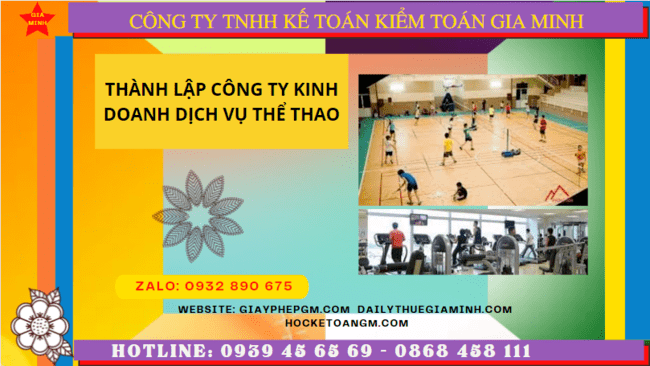 Điều kiện thành lập công ty kinh doanh dịch vụ thể thao tại Khánh Hòa