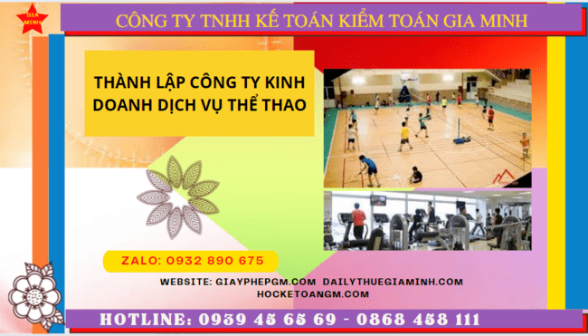 Điều kiện thành lập công ty kinh doanh dịch vụ thể thao tại Kiên Giang