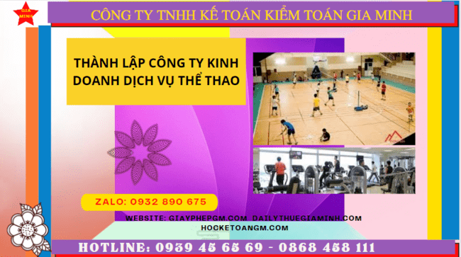 Điều kiện thành lập công ty kinh doanh dịch vụ thể thao tại Lai Châu