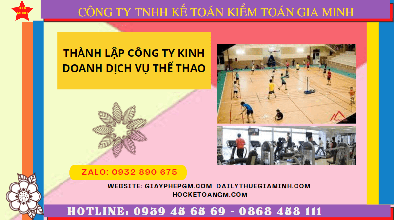 Điều kiện thành lập công ty kinh doanh dịch vụ thể thao tại Quảng Bình