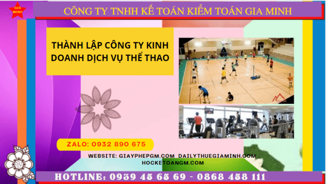 Điều kiện thành lập công ty kinh doanh dịch vụ thể thao tại Quảng Nam