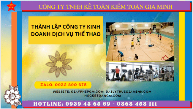 Điều kiện thành lập công ty kinh doanh dịch vụ thể thao tại Quảng Ngãi