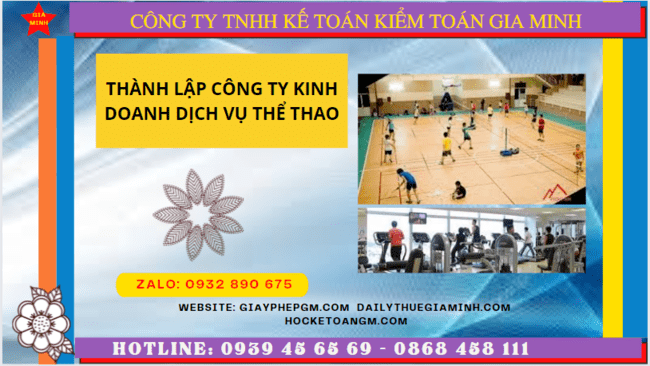 Điều kiện thành lập công ty kinh doanh dịch vụ thể thao tại Thành Phố Hà Nội