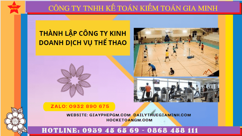 Thành lập công ty kinh doanh dịch vụ thể thao tại thành phố hải phòng 6 Điều kiện thành lập công ty kinh doanh dịch vụ thể thao tại Thành Phố Hải Phòng