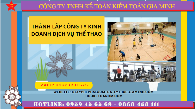 Điều kiện thành lập công ty kinh doanh dịch vụ thể thao tại Thành Phố Hưng Yên