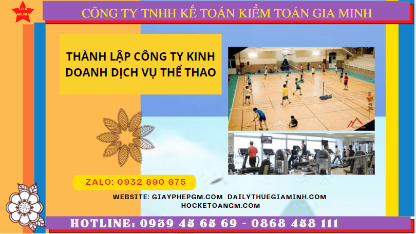 Điều kiện thành lập công ty kinh doanh dịch vụ thể thao tại Thành Phố Thủ Đức 
