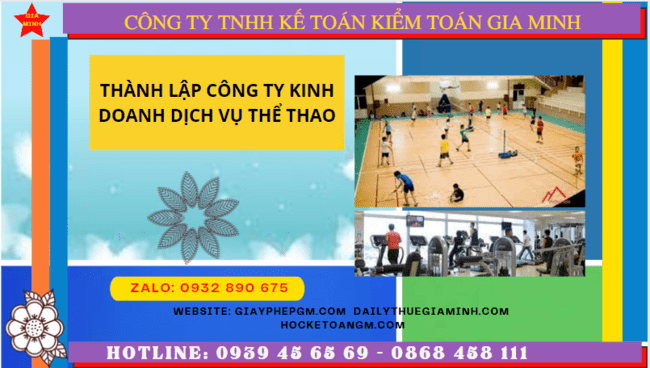 Điều kiện thành lập công ty kinh doanh dịch vụ thể thao tại Tiền Giang
