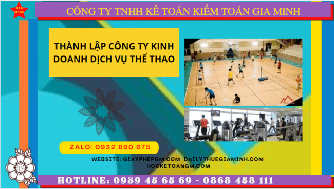 Điều kiện thành lập công ty kinh doanh dịch vụ thể thao tại Quận Thanh Khê