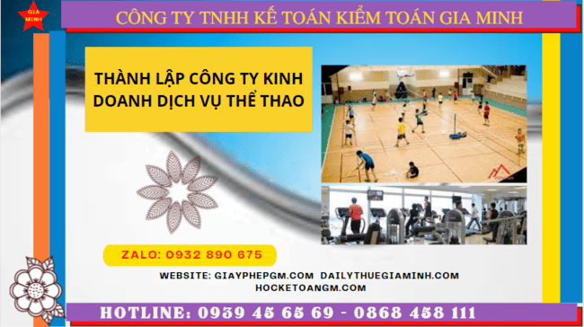 Điều kiện thành lập công ty kinh doanh dịch vụ thể thao tại TP Hải Phòng 