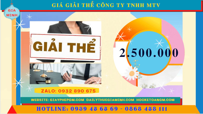 Giải thể công ty TNHH tại Đắk Lắk hết bao nhiêu tiền