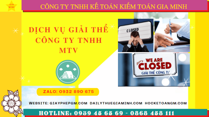 Dịch Vụ Giải Thể Công Ty TNHH MTV Tại Sơn La Nhanh Gọn 12 Hồ sơ để giải thể công ty TNHH MTV tại Sơn La