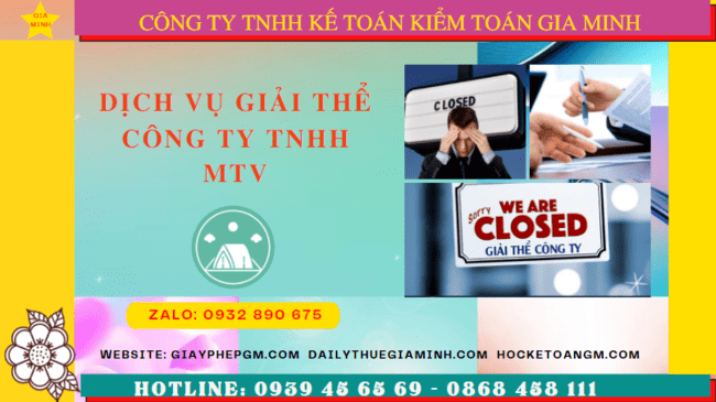 Dịch vụ giải thể công ty TNHH MTV tại Trà Vinh trọn gói, nhanh chóng 6 Hồ sơ để giải thể công ty TNHH MTV tại Trà Vinh